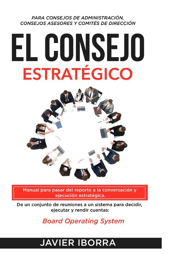 Cubierta de El Consejo Estratégico, de Javier Iborra.